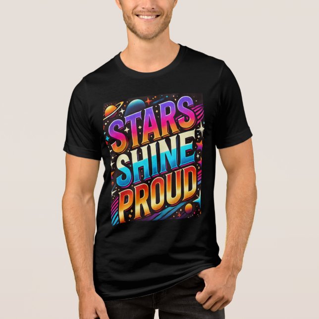 Camiseta Estrelas Brilham (Frente)