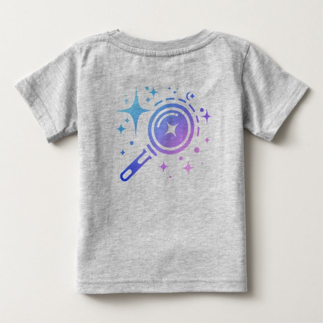 Camiseta Estrelas brilhantes, farol da Idade Digital Sem Li (Verso)