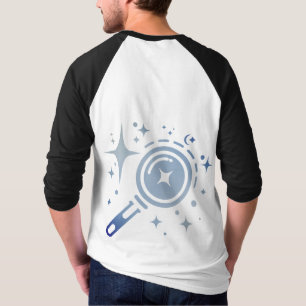 Camiseta Estrelas brilhantes, farol da Idade Digital Sem Li