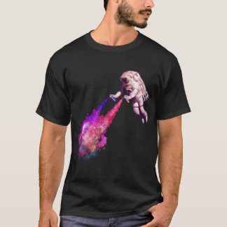 Camiseta Estrelas Cadentes o presente artista astronauta