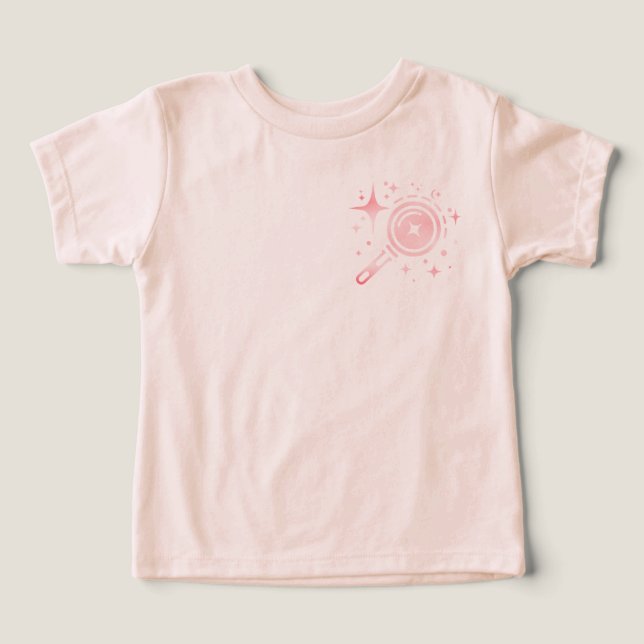 Camiseta Estrelas cintilantes, farol da era digital sem lim (Design frontal)