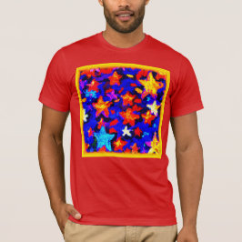 Camiseta "Estrelas Coloridas Respiratórias". Comprar Agora