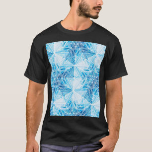Camiseta Estrelas Congeladas, Flocos de Neve Sem Olhos.