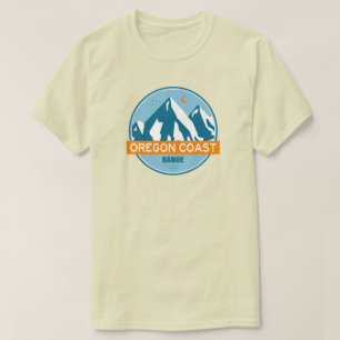 Camiseta Estrelas da Cordilheira da Costa de Oregon Lua