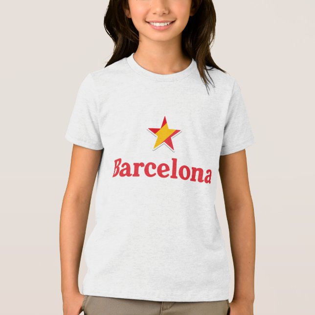 Camiseta Estrelas da Espanha – Barcelona (Frente)