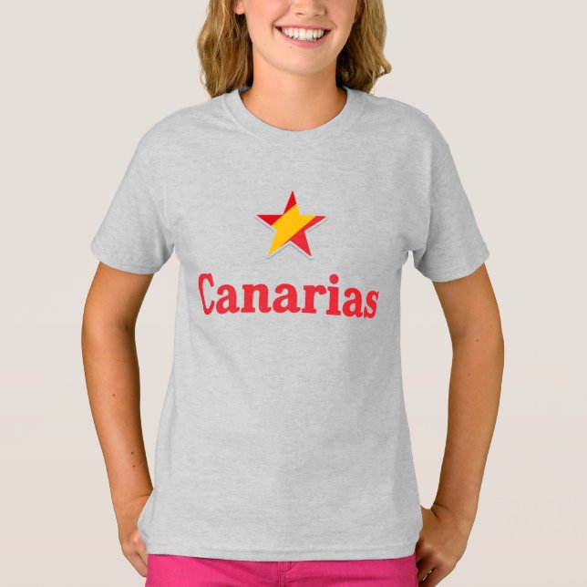 Camiseta Estrelas da Espanha – Canárias (Frente)
