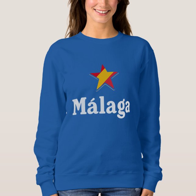 Camiseta Estrelas da Espanha - Málaga (Frente)