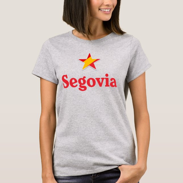 Camiseta Estrelas da Espanha – Segóvia (Frente)