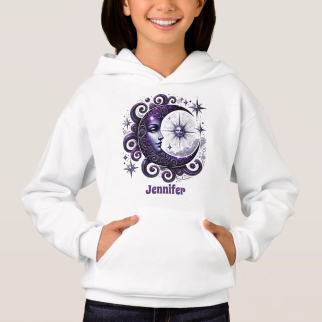Camiseta Estrelas da Lua Cura adicionam nome a garotinhas (Frente)