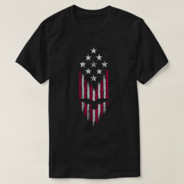 Camiseta Estrelas de Bandeira Americanas E Águia