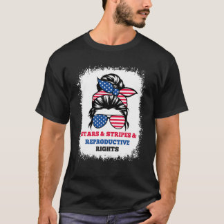 Camiseta Estrelas de Bandeira Americanas Mensageiras Strips