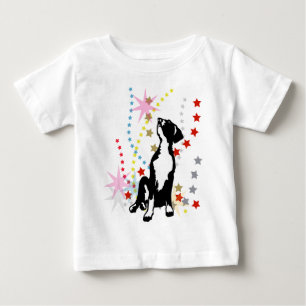 Camiseta estrelas de cachorrinho