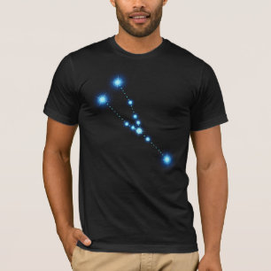 Camiseta Estrelas de constelação Taurus Zodiac