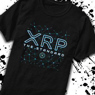 Camiseta Estrelas de Criptomoeda de Criptografia XRP da Cad