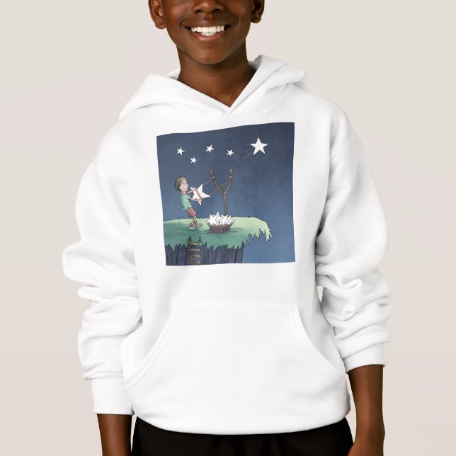 Camiseta Estrelas de Disparo - Criando Desejo Hoodie (Frente)