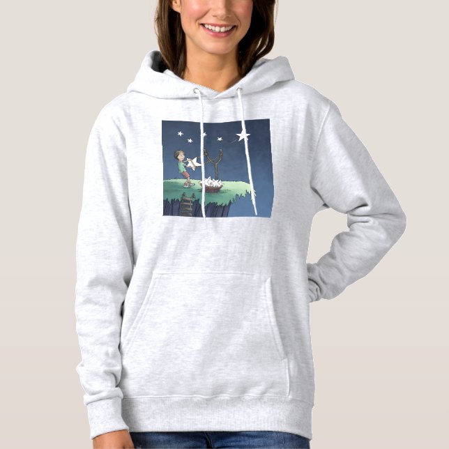 Camiseta Estrelas de Disparo - Criando Desejo Hoodie (Frente)