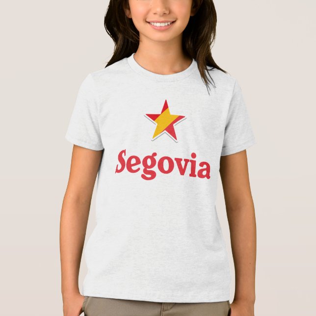 Camiseta Estrelas de Espanha – Segóvia (Frente)