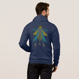 Camiseta Estrelas de Fada Unisex Zip Hoodie