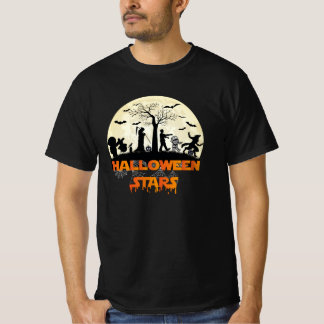Camiseta Estrelas de Halloween 1 - Celebração de Aliens