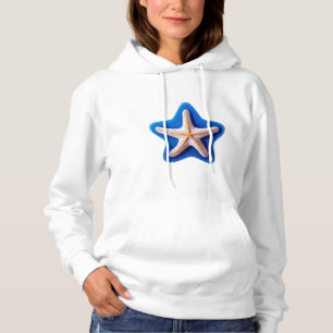 Camiseta Estrelas de laranja em azul