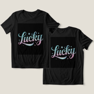 Camiseta Estrelas de Prata Rosa-Rosa-Cheia