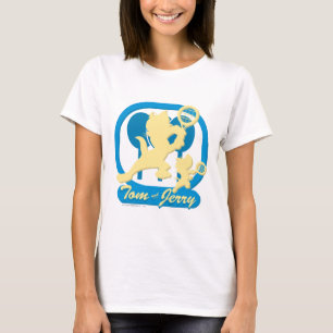 Camiseta Estrelas de tênis 3 de Tom e de Jerry
