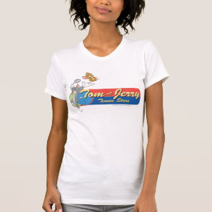 Camiseta Estrelas de tênis 6 de Tom e de Jerry