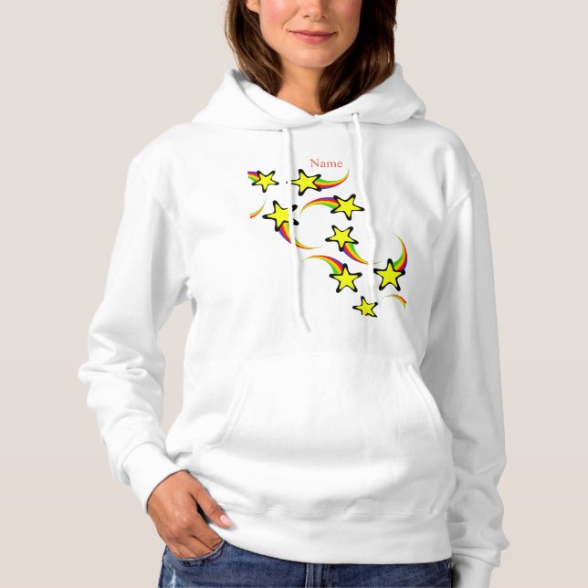 Camiseta Estrelas do Arco-Íris a disparar Thunder_Cove (Frente)