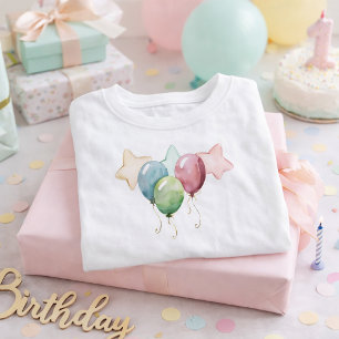 Camiseta Estrelas e Balões