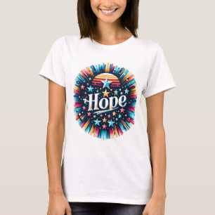 Camiseta Estrelas e Esperança