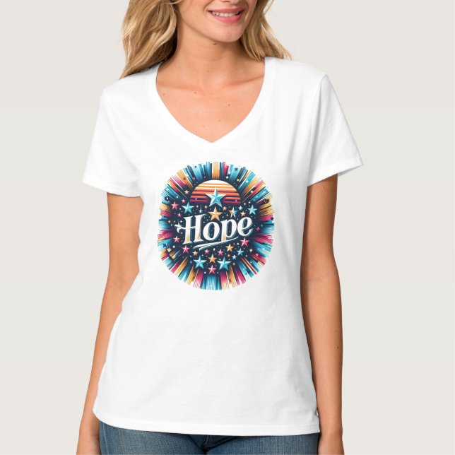 Camiseta Estrelas e Esperança (Frente)