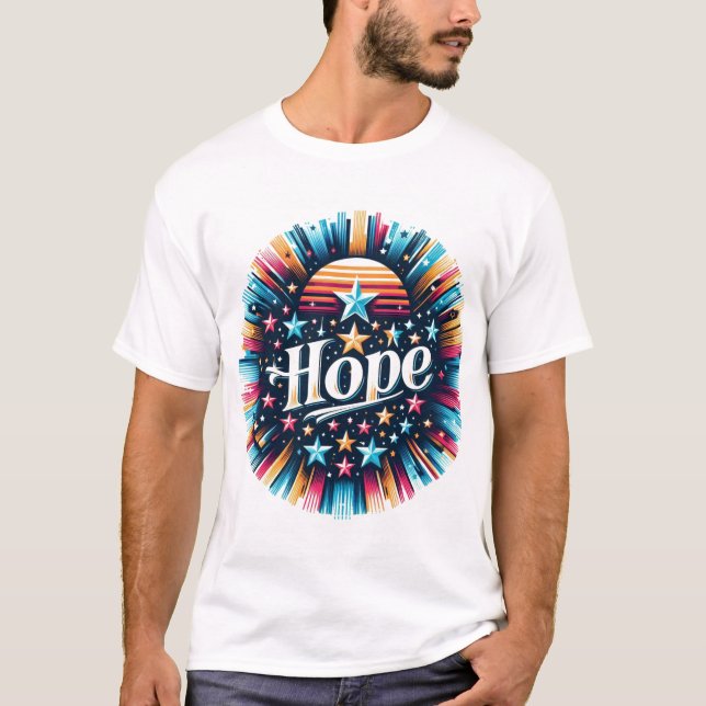 Camiseta Estrelas e Esperança (Frente)