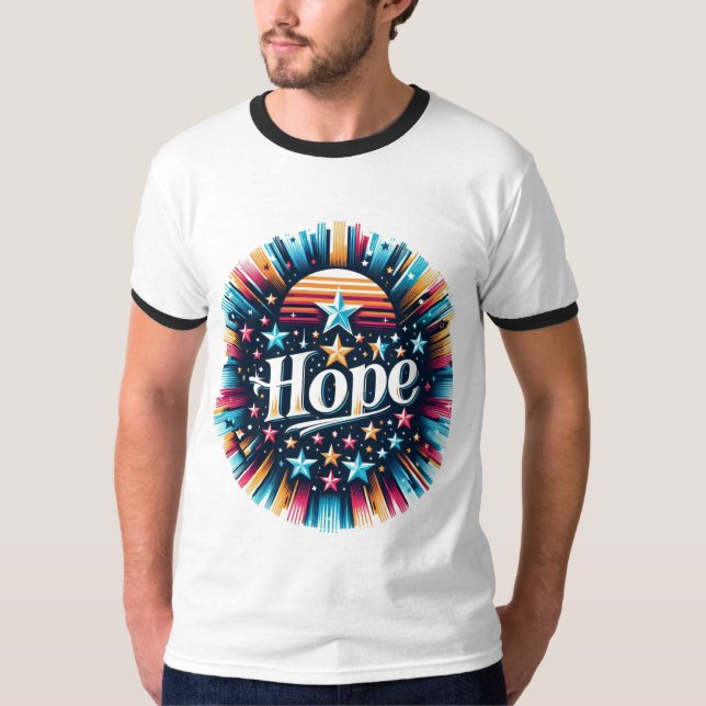 Camiseta Estrelas e Esperança (Frente)