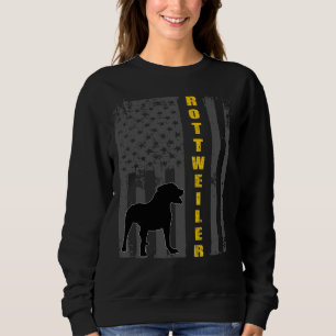 Camiseta Estrelas E Estrias De Rottweiler