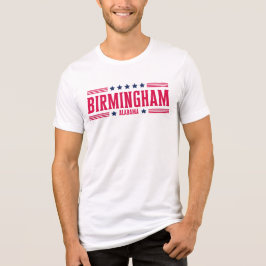Camiseta Estrelas e faixas de BIRMINGHAM ALABAMA
