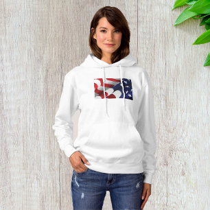 Camiseta Estrelas e faixas de Design de Bandeiras Americana