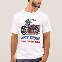 Camiseta Estrelas e faixas de helicóptero de motocicleta fá