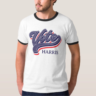 Camiseta Estrelas e faixas eleitorais personalizadas
