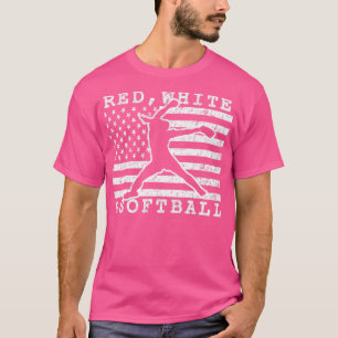 Camiseta Estrelas e greves para a América do Softball de se