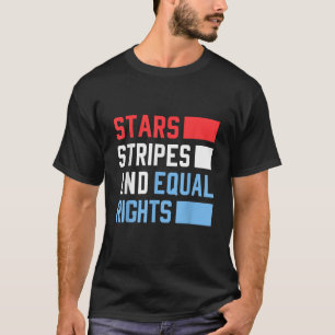 Camiseta Estrelas e Igualdade de Direitos Direitos das Mulh