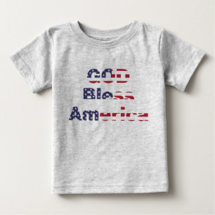 Camiseta Estrelas e Listras da Herança do Bebê - P