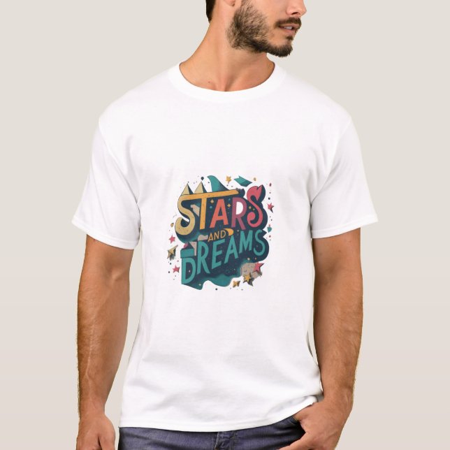Camiseta Estrelas e Sonhos (Frente)