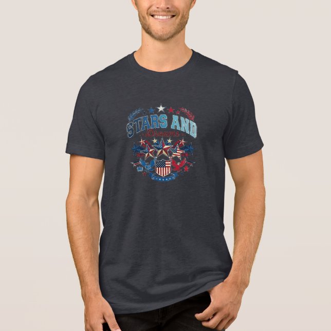 Camiseta Estrelas e Sonhos Design (Frente)
