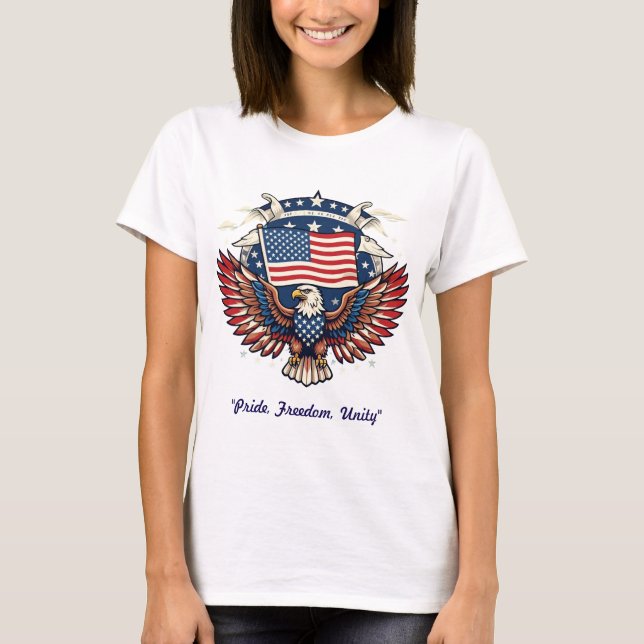 Camiseta "Estrelas e Stripes" (Frente)
