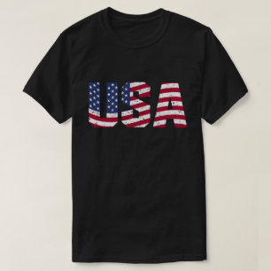 Camiseta Estrelas e Stripes EUA