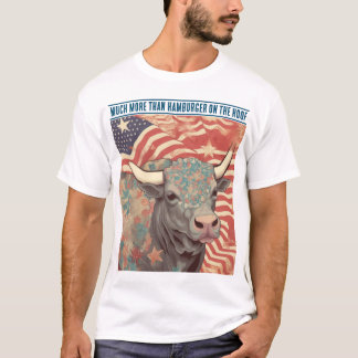 Camiseta Estrelas e Stripes Steer