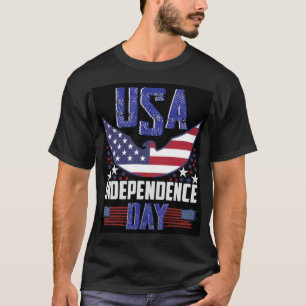 Camiseta Estrelas, Gretas e Liberdade: Dia da Independência