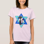 Camiseta Estrelas judaicas do gato<br><div class="desc"></div>