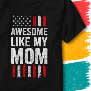 Camiseta Estrelas Listras da Bandeira Americana Incrível Co