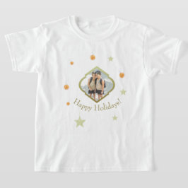 Camiseta Estrelas Modernas Personalizadas E Foto Em Aquarel